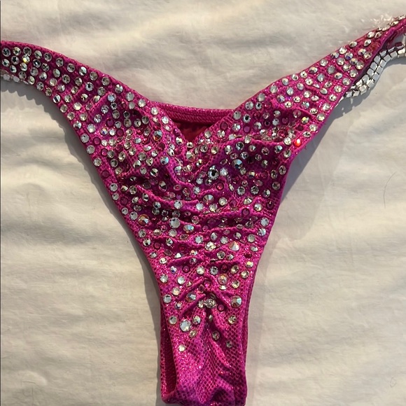 Pink Rhinestone Bikini Set - Picture 6 of 6